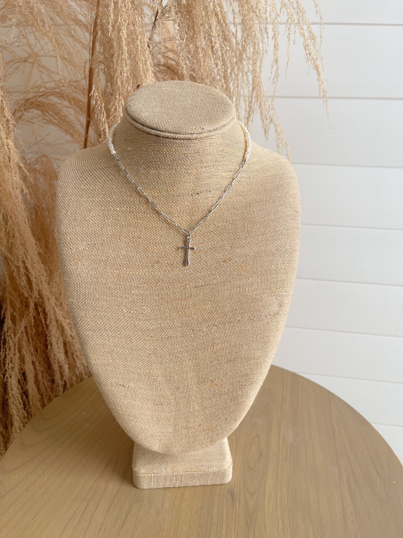 handmade jewelry, made in Minnesota, jewelry essentials, feminine jewelry, christian fashion, christian women's jewelry, silver jewelry, cross jewelry, layering necklace 